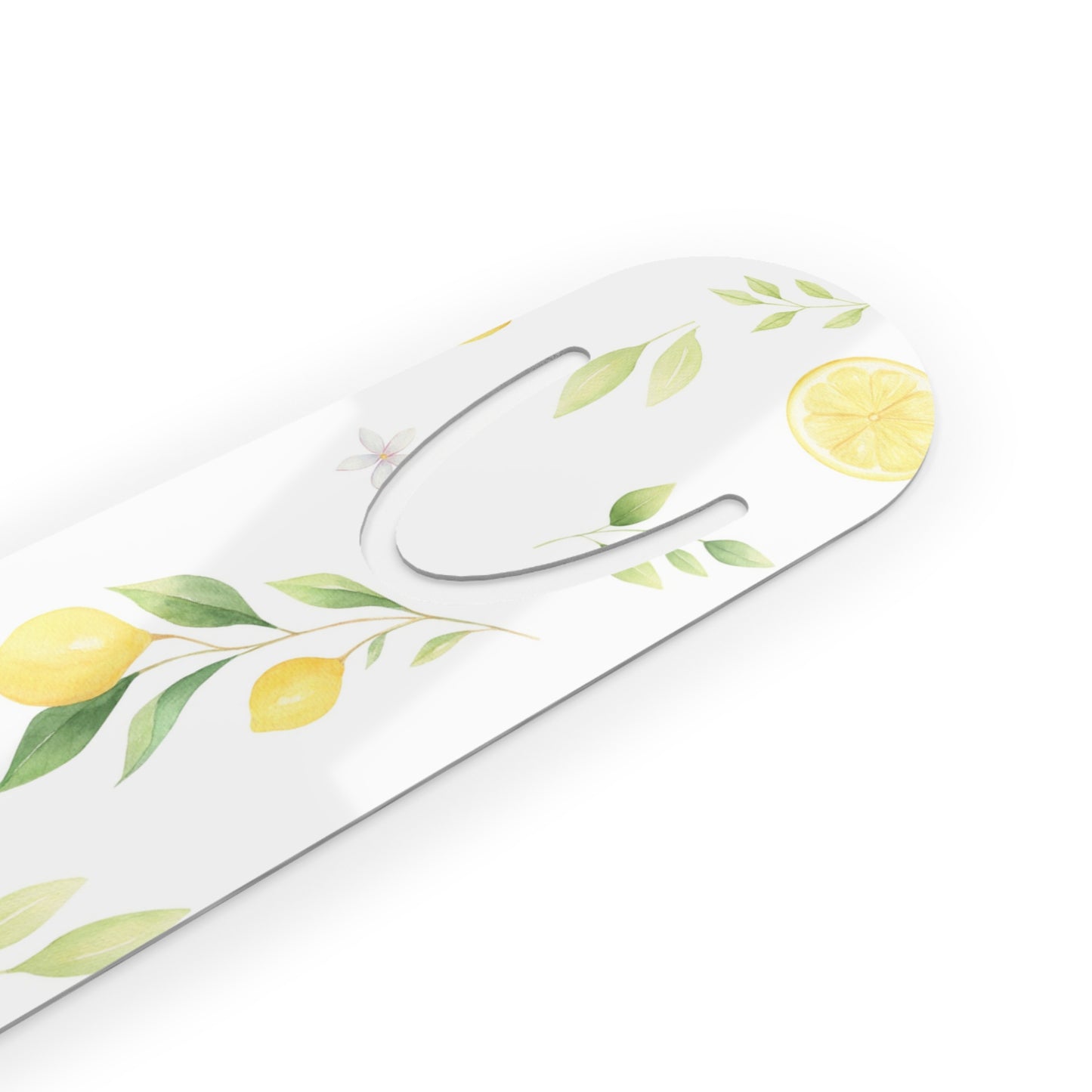 Lemon Floral Metal Bookmark - Elegant Reading Accessory for Book Lovers - élise & madelyn