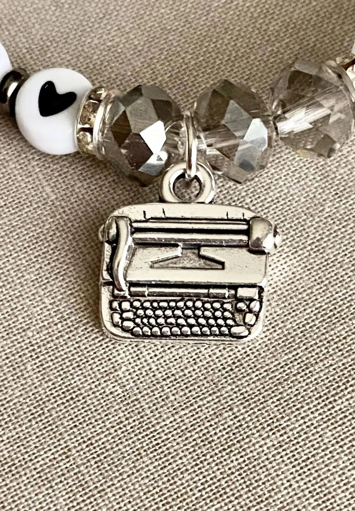 TTPD The Tortured Poets Department Friendship Bracelet TTPD Bracelet Taylor Inspired Typewriter Charm Taylor Jewelry Taylor Merch TTPD Gifts