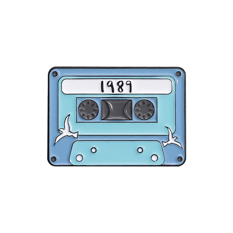 Retro Cassette Enamel Pins — Era-Inspired Collectible Set