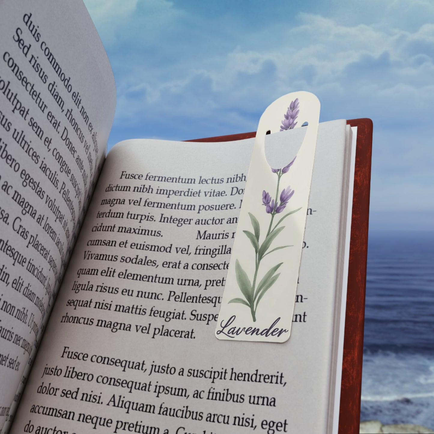 Lavender Wildflower Bookmark | Aluminum Botanical Page Holder | Perfect Gift for Readers - élise & madelyn