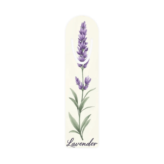 Lavender Wildflower Bookmark | Aluminum Botanical Page Holder | Perfect Gift for Readers - élise & madelyn