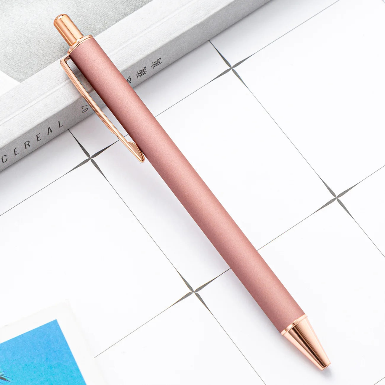 2025 NEW XS Fancy Glitter Medium Point 1.0 mm Ballpoint Pen Retractable Writing Pens with Metal Barrel Pretty Journaling Pens