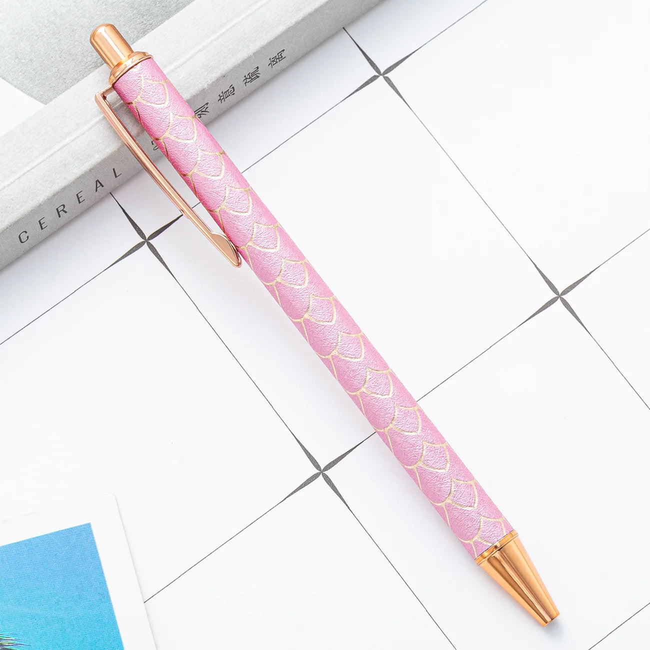 2025 NEW XS Fancy Glitter Medium Point 1.0 mm Ballpoint Pen Retractable Writing Pens with Metal Barrel Pretty Journaling Pens