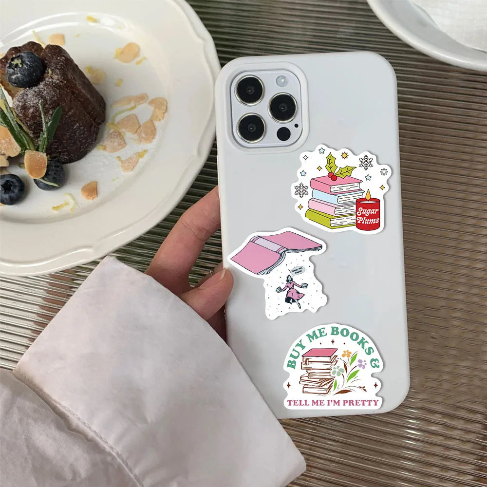 50/150PCS Romantic Reading Style Graffiti Star Covering Cartoon Stickers DIY Notebook Waterproof Stickers