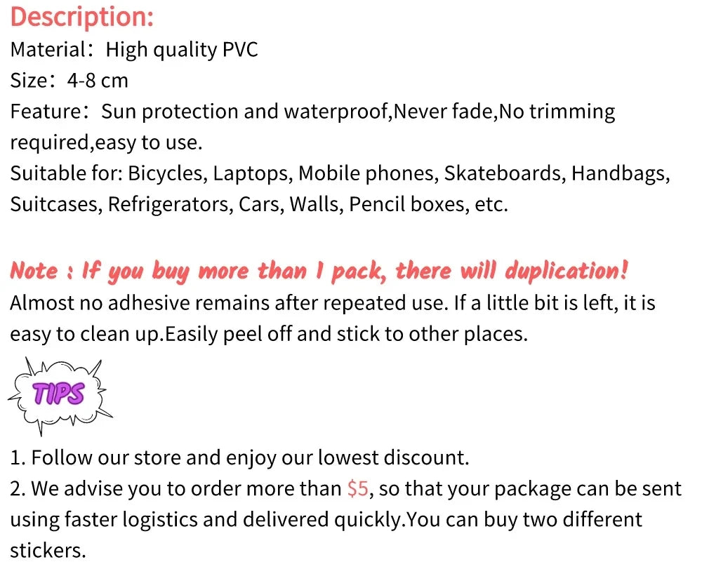 50PCS Diary Book Reading Stickers Aesthetic DIY Scrapbook Notebook Phone Laptop Guitar Luggage Stationery Graffiti Sticker Toy