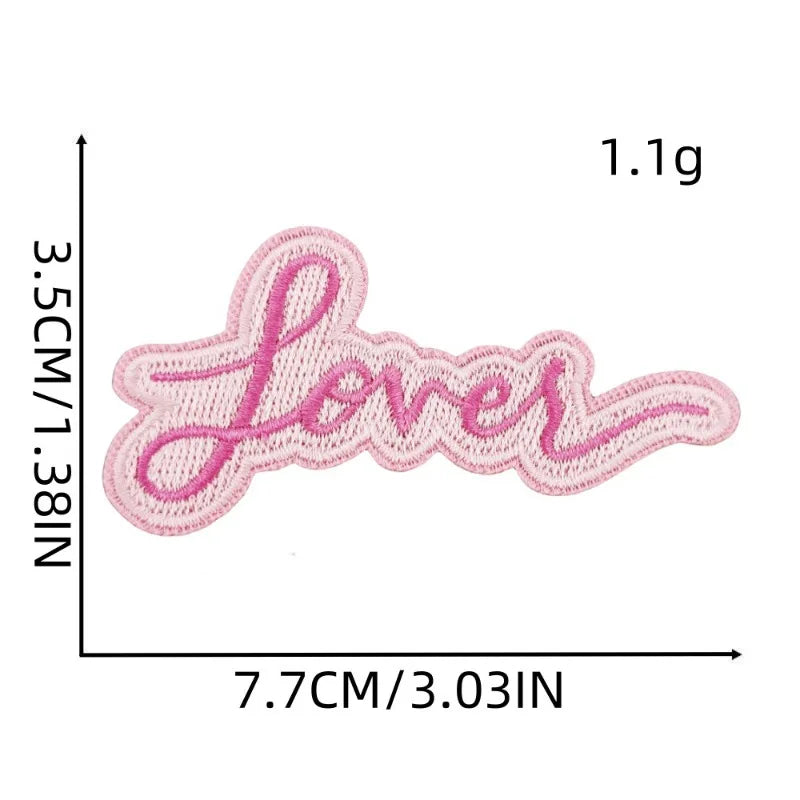 Swiftie Iron-On Embroidered Patches – 13, Lover, Midnights, Red, 1989, Swiftie Badge Appliqués