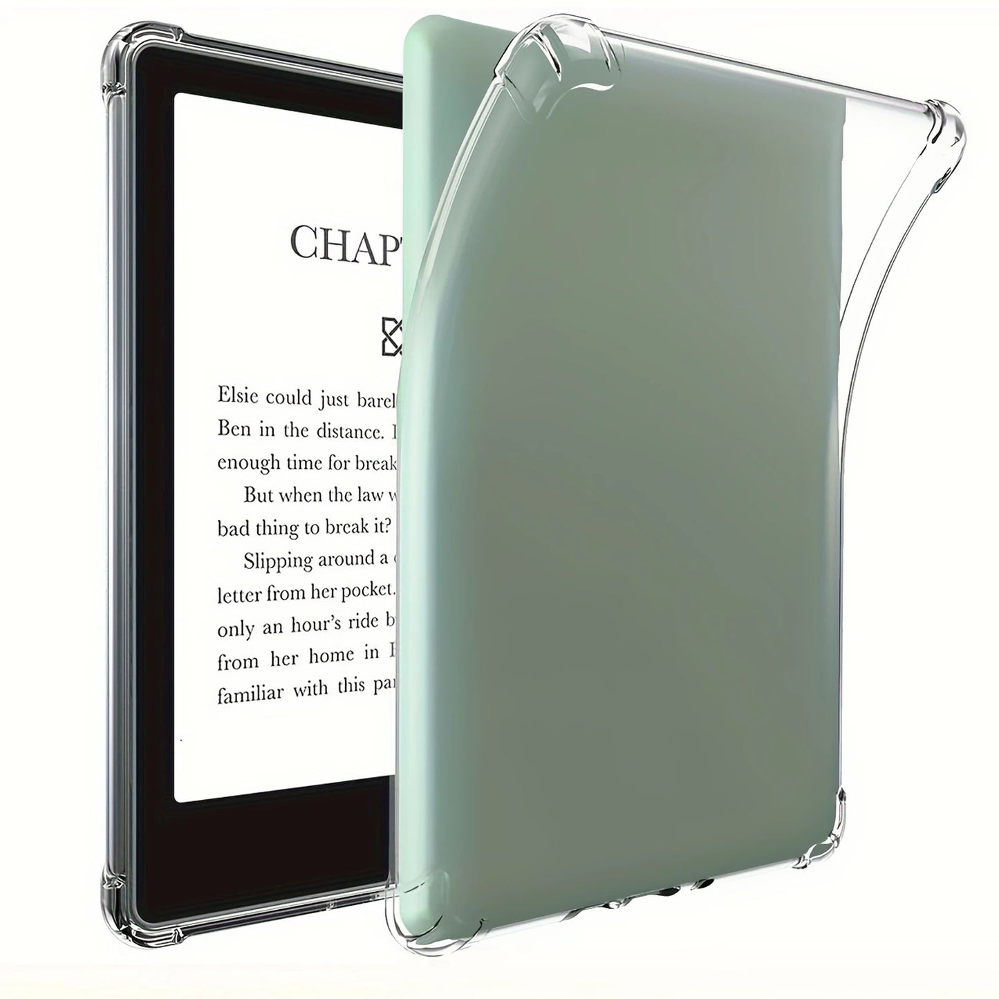 Clear Case for Kindle Paperwhite 6 5 4 3 2 1, for Kindle 11th/10th Generation, TPU Back Cover, Ultra Slim TPU Soft Cover