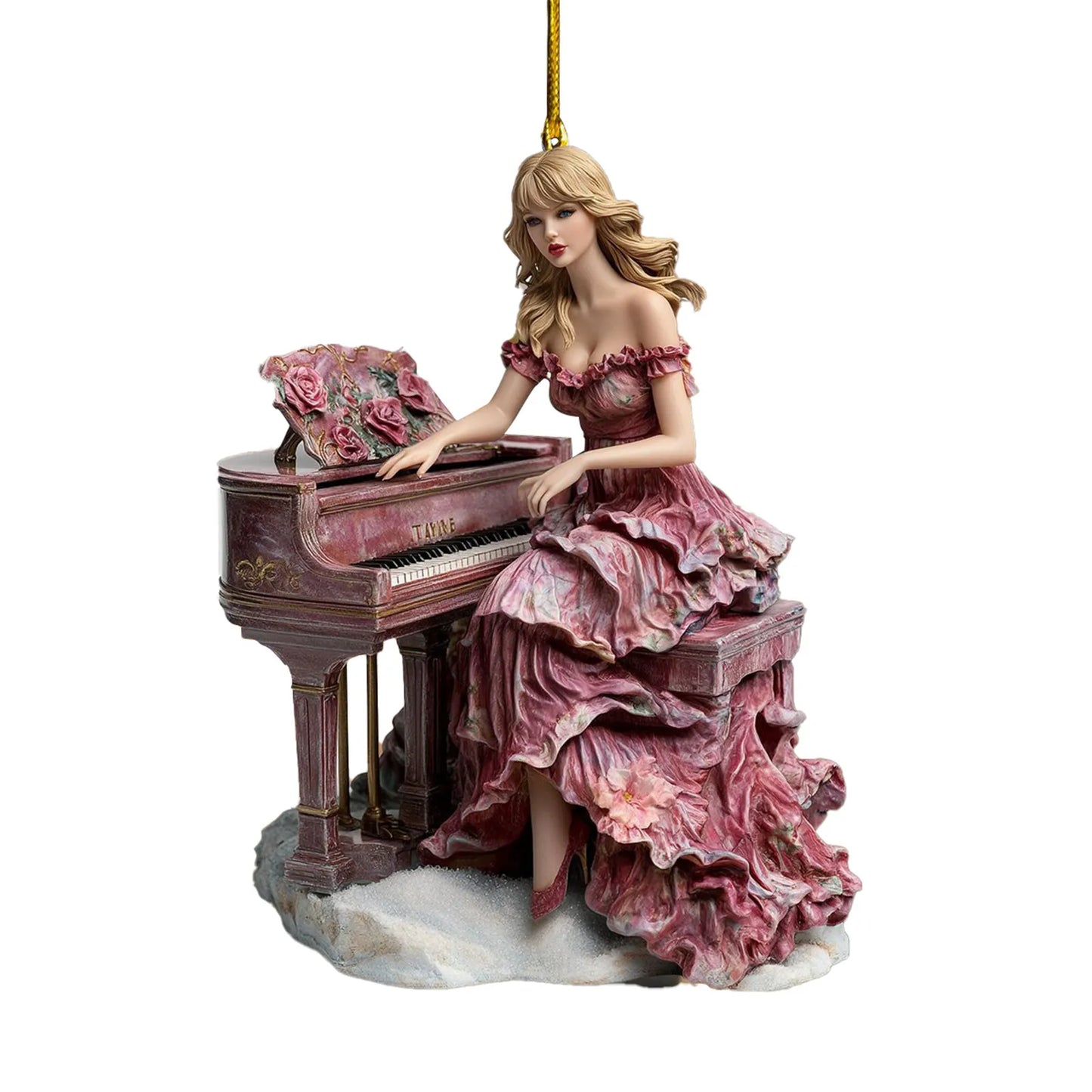 Pop Star Holiday Acrylic Ornaments – 2D Christmas Tree Hanging Decor