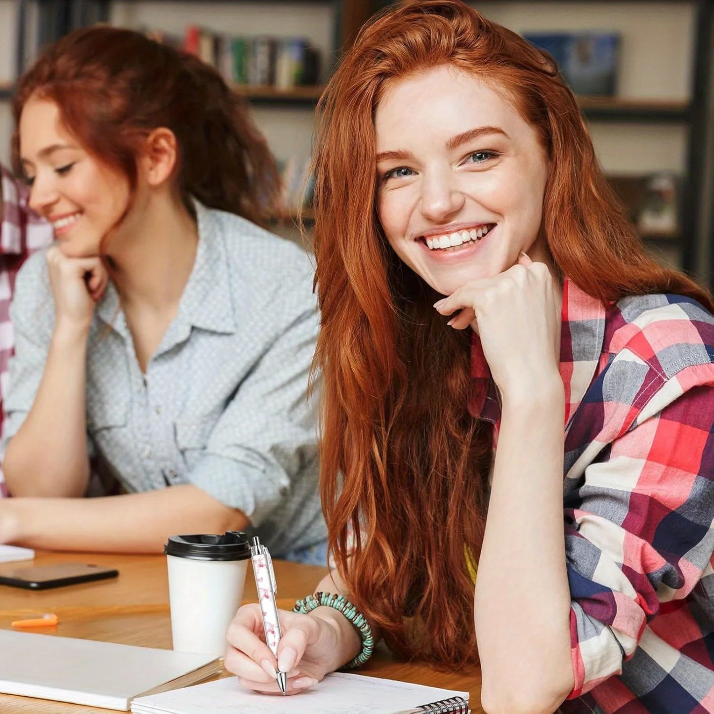 8/16 pcs pink bow ballpoint pens, cute office work signature essentials, suitable for nurses, teachers, colleagues, and assistan