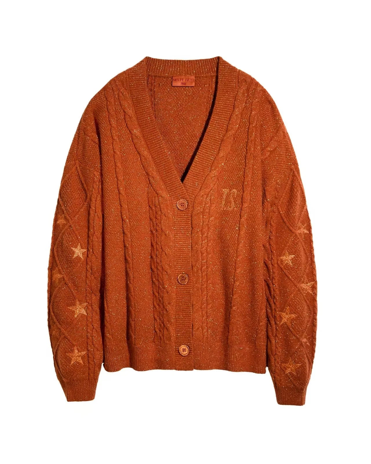 T.S. TLOAS Star Cardigan – Cozy Embroidered Knit (Dupe Inspired)