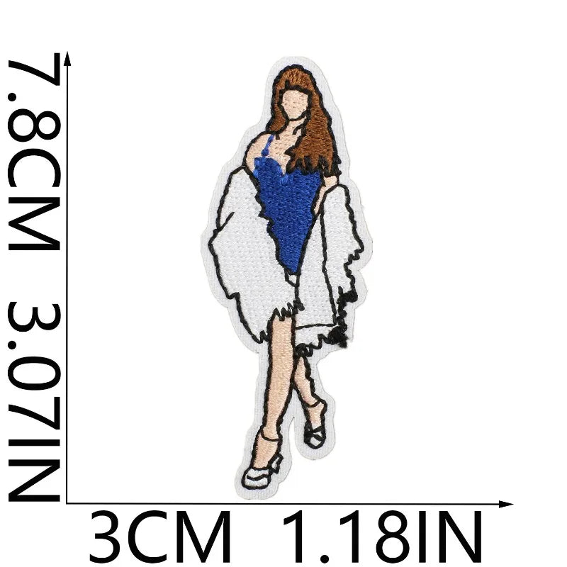 Swiftie Embroidered Iron-On Patches – Aesthetic Album & Era Appliqués for DIY Clothing, Bags, Jackets & Cardigans