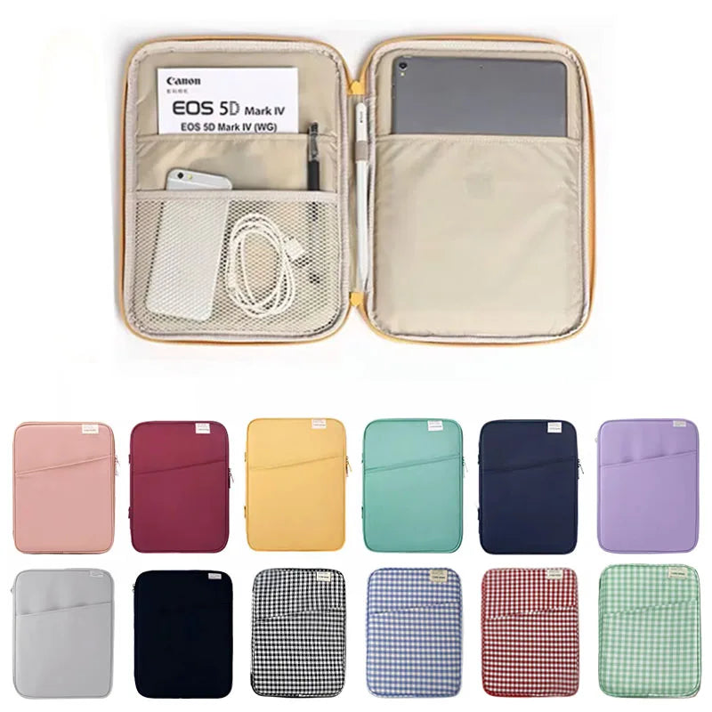 Tablet Bag 9-11inch For iPad Air4 5 Pro 11 10.9  iPad Case 10.5 inch For XiaoMi 5 Samsung Huawei Lenovo Shockproof Pouch Bags