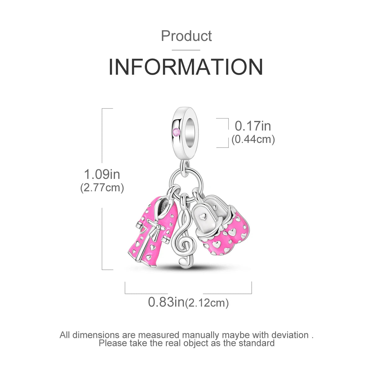 925 Silver Charms Skirt Ballet Shoes Pink Pendants Fit Original Bracelet Beads Diy For Woman Jewelry