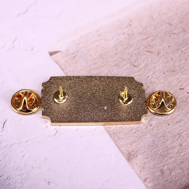 Read All Night Book Club Enamel Pin