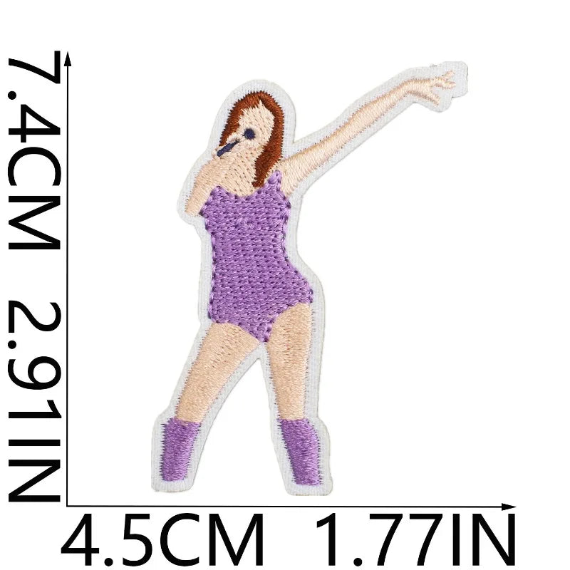 Swiftie Embroidered Iron-On Patches – Aesthetic Album & Era Appliqués for DIY Clothing, Bags, Jackets & Cardigans