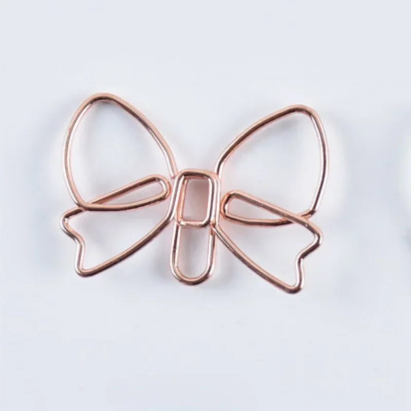 10pcs/set Metal Paperclips Multiple Cartoon Heart Animal Styles Paper Clip Book Scrapbook Planner Page Bookmark Binder Clip