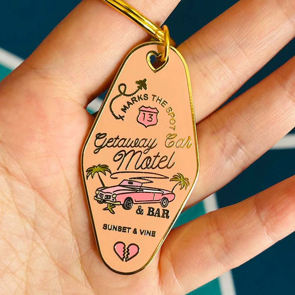 Music Singer Keychain Motel Key Chain Fashion Accessory