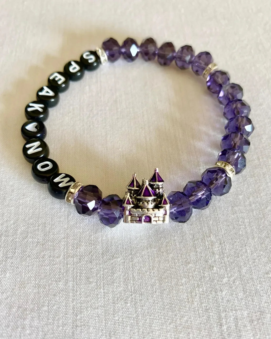 Speak Now Friendship Bracelet Taylor Inspired Castle Charm Bracelet Taylor Jewelry Taylor Merch Taylor Gift Ideas