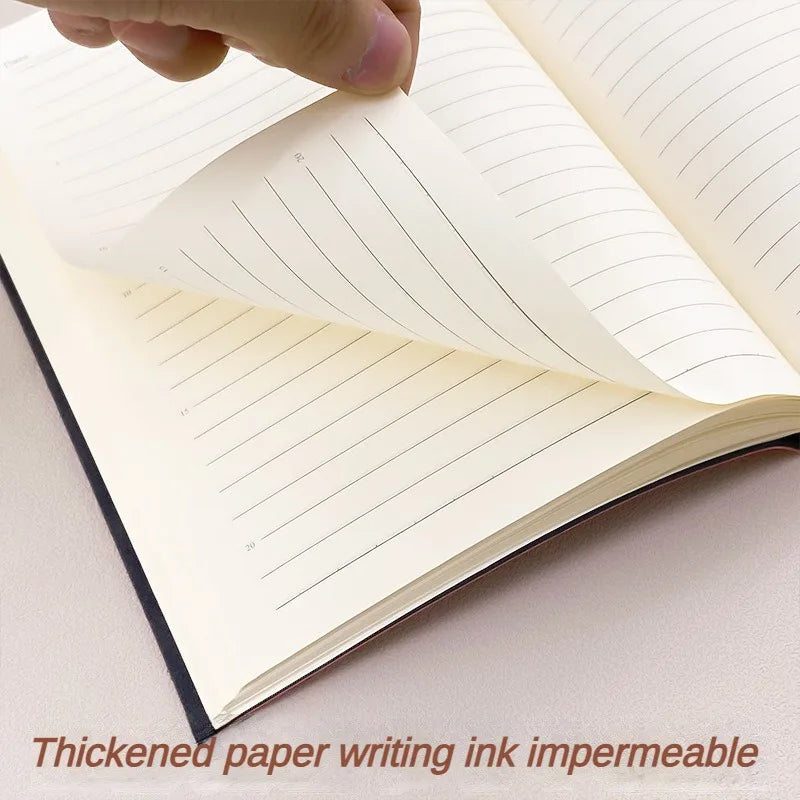 A5 Leather Book Skin Feeling Fashion Notepad Diary Learning Notebook Wholesale Business Office notebooks and journals note book