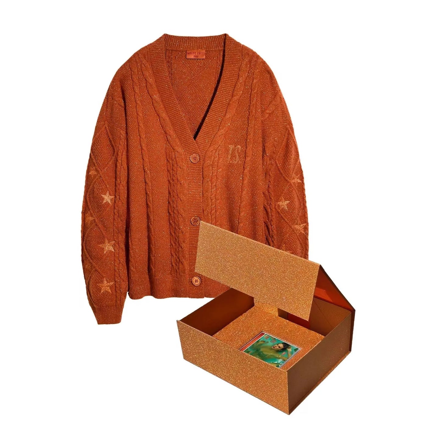 T.S. TLOAS Star Cardigan – Cozy Embroidered Knit (Dupe Inspired)