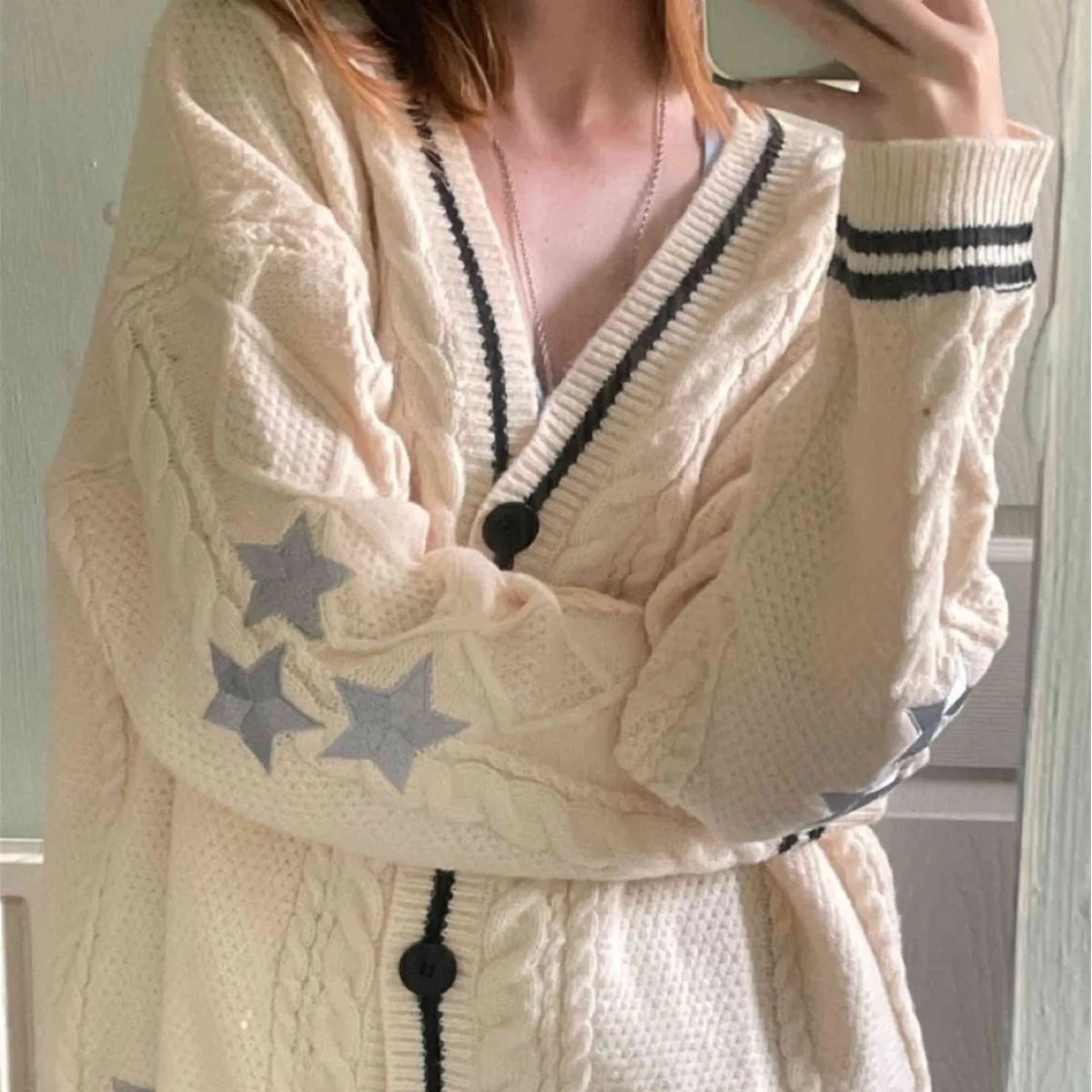 Cream Cabin Cardigan – Folklore/Evermore Inspired Cozy Knit