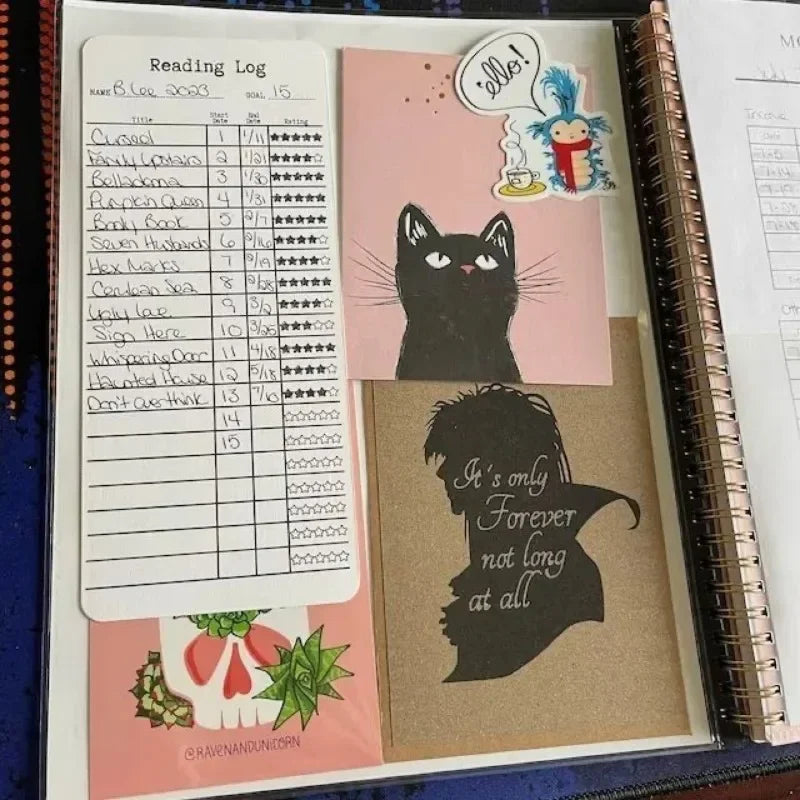 20Pcs Reading List Bookmark DIY Blank Bookmarks Personal Library Cards Reading Log Bookmark Perfect Gift for Reading Lovers