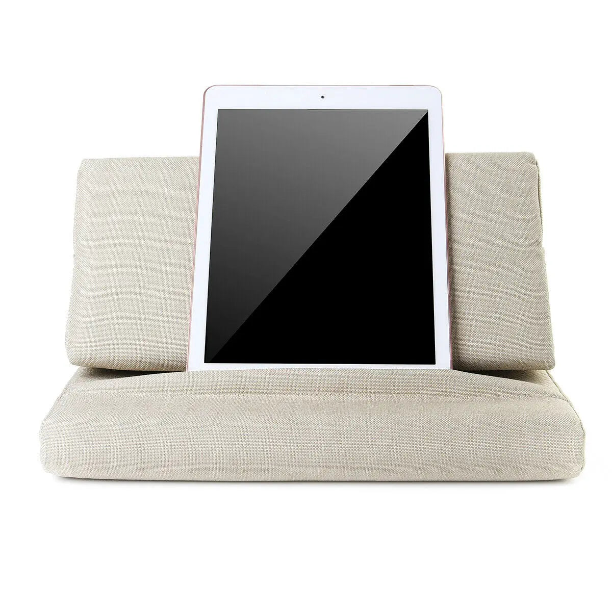 AB97-Portable Laptop Tablet Pouch Storage Foldable Tablet Pillow For Ipad Stand Holder Foam Lap Rest Cushion Home Office