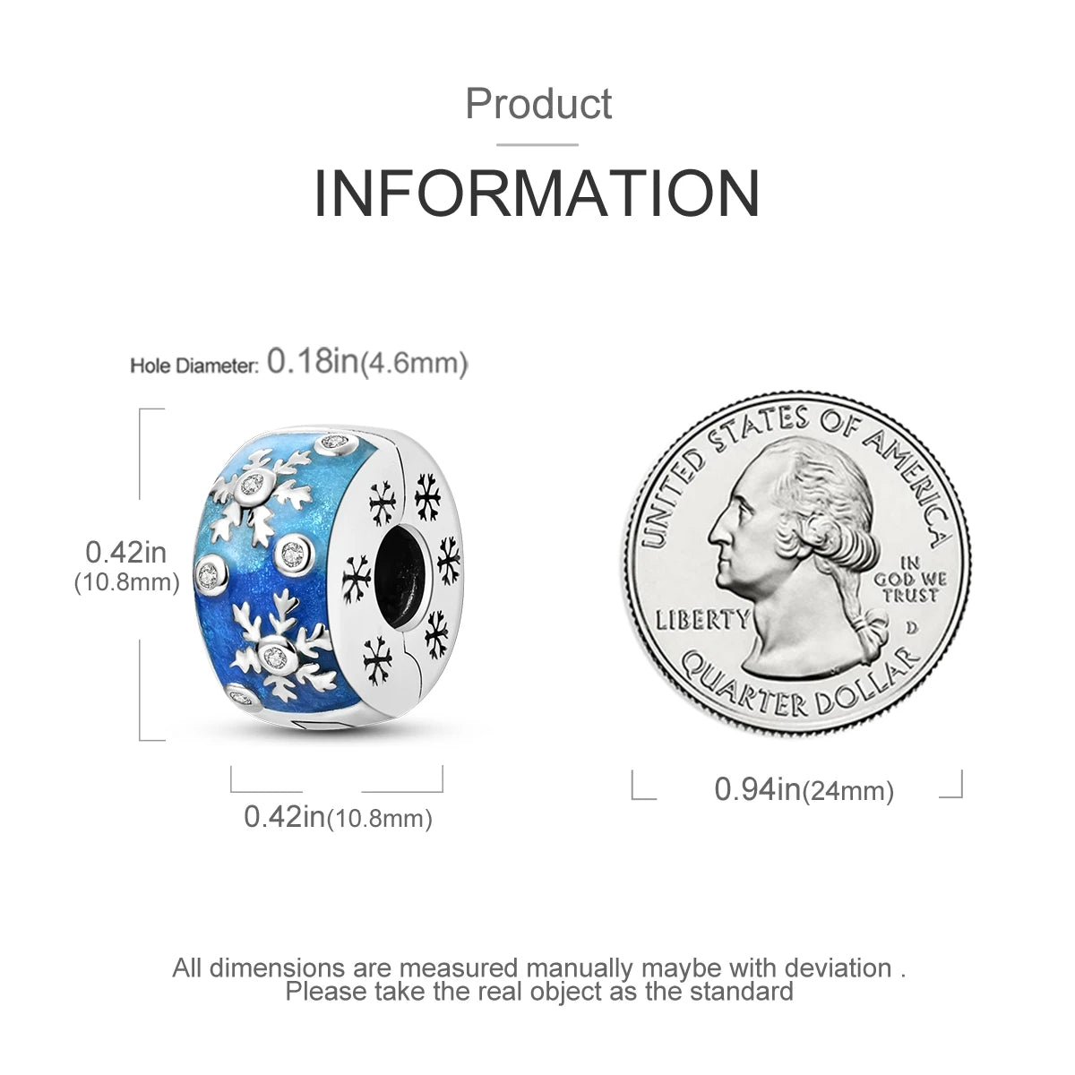 Charms Fit Original Beads 925 Sterling Silver Clip Charms Zircon Silicone Spacer Beads fit Bracelet Women DIY Gift