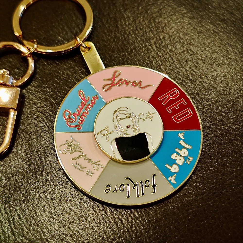 Music Singer Keychain Motel Key Chain Fashion Accessory