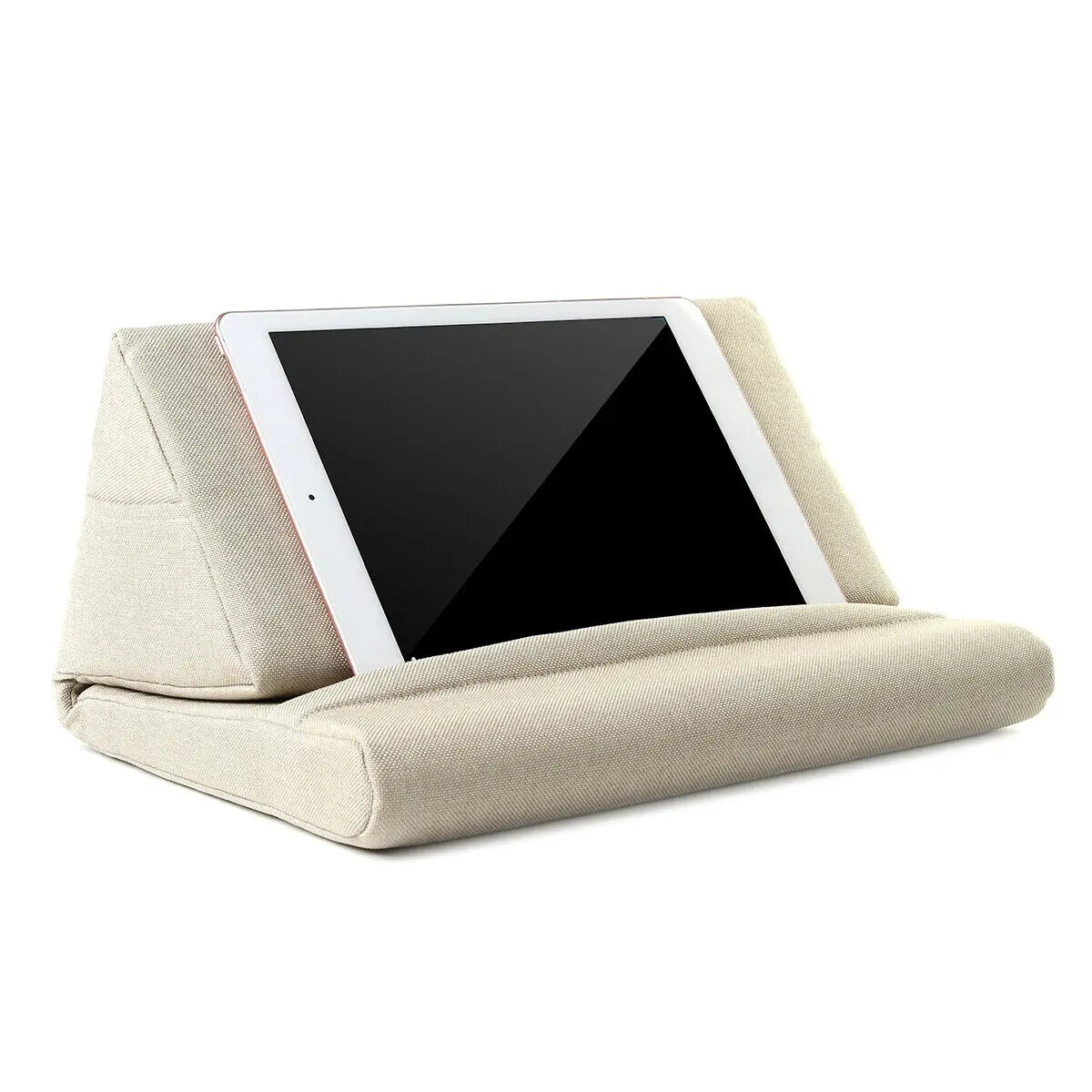 AB97-Portable Laptop Tablet Pouch Storage Foldable Tablet Pillow For Ipad Stand Holder Foam Lap Rest Cushion Home Office