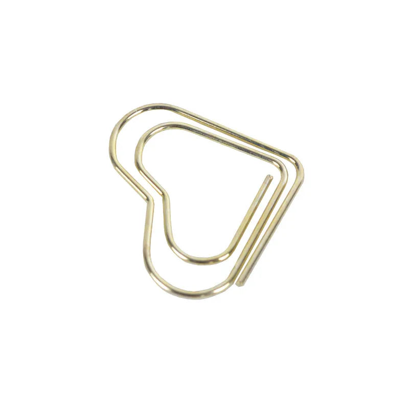 10pcs/set Metal Paperclips Multiple Cartoon Heart Animal Styles Paper Clip Book Scrapbook Planner Page Bookmark Binder Clip - élise & madelyn