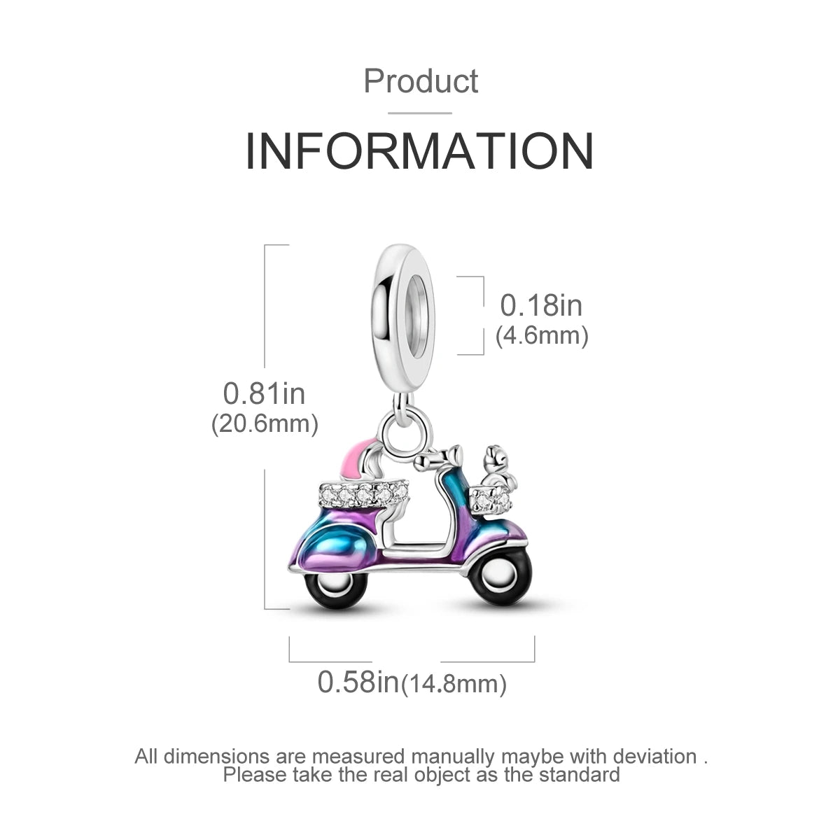 925 Silver Charms Beads Smart Watch Bike Car Travel Dangle Fit Original Bangle Bracelet DIY Jewelry For Woman