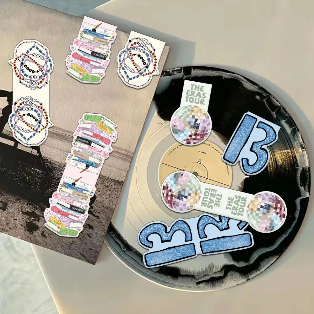 Taylor Swift Eras Tour Magnetic Bookmark Set (4PCS) – Book Lover Gifts & Student Stationery - élise & madelyn