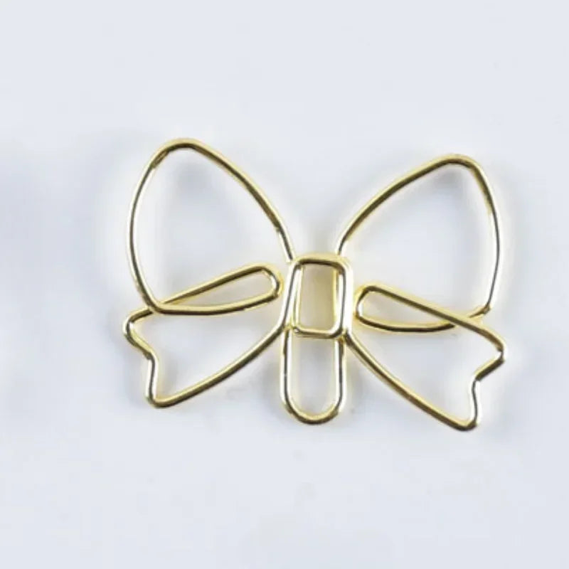 10pcs/set Metal Paperclips Multiple Cartoon Heart Animal Styles Paper Clip Book Scrapbook Planner Page Bookmark Binder Clip