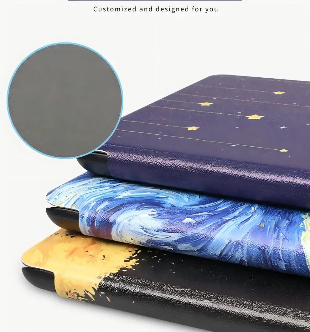 For Kindle Paperwhite 12th Generation Case 2024 Signature Edition 7 inch Leather Case with Hand Strap SA568B Auto Sleep Cover