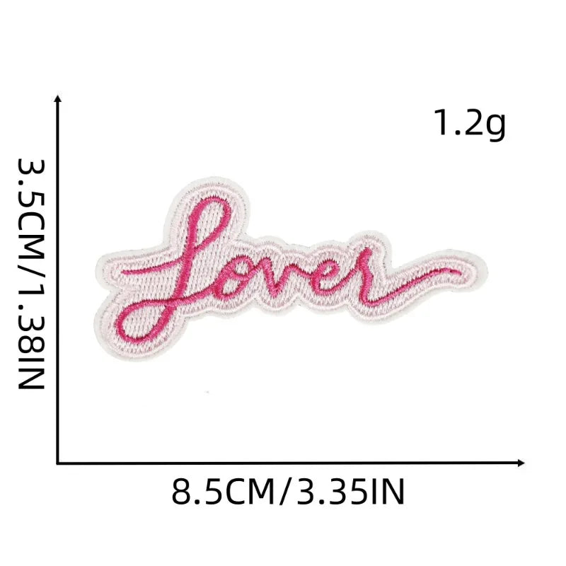 Swiftie Iron-On Embroidered Patches – 13, Lover, Midnights, Red, 1989, Swiftie Badge Appliqués