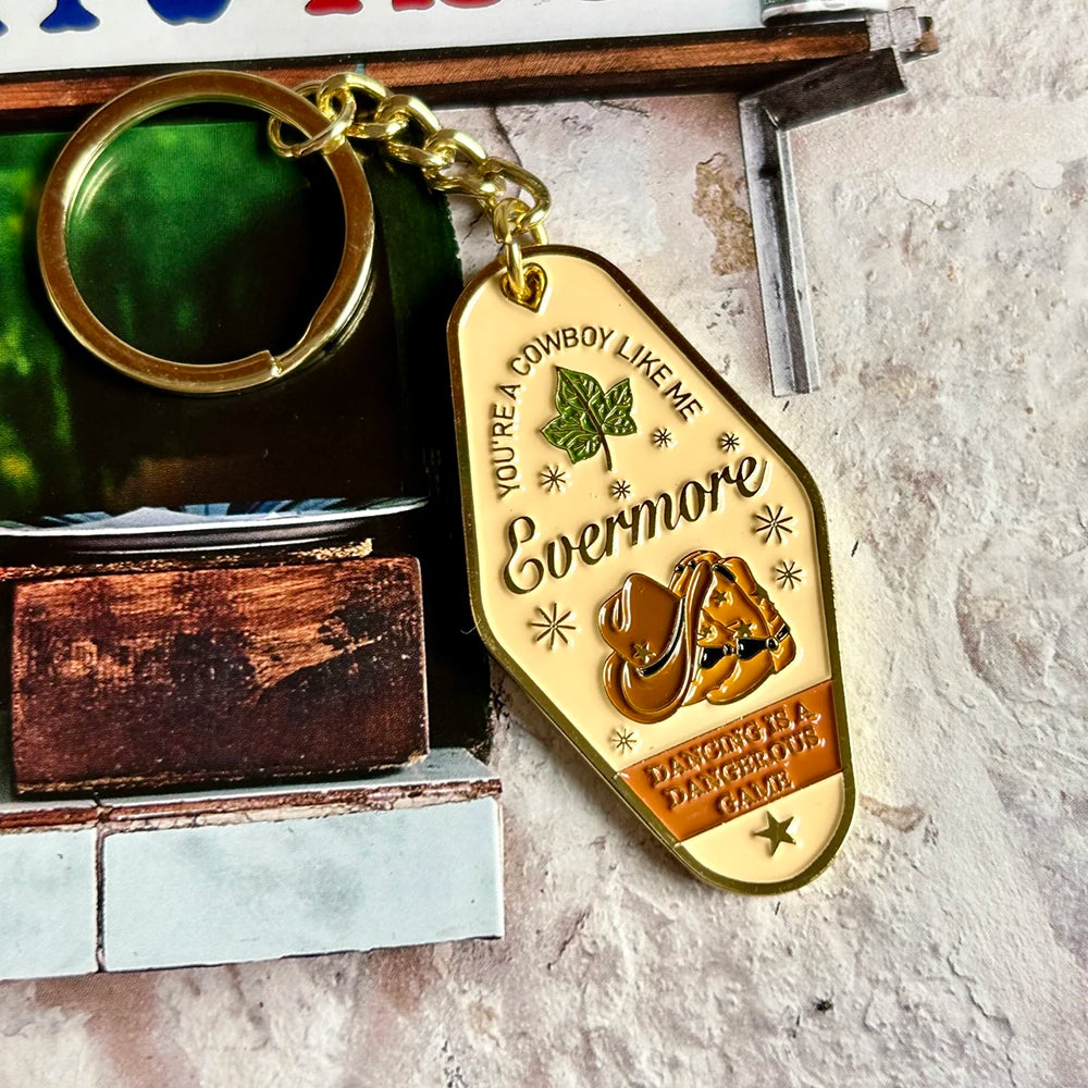 Music Singer Keychain Motel Key Chain Fashion Accessory