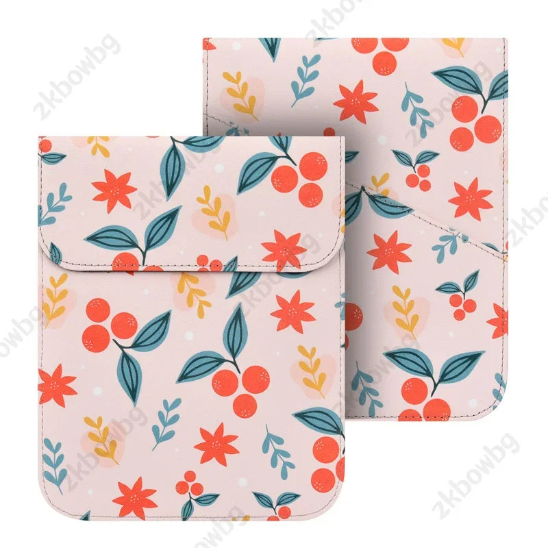 Universal Sleeve Cover for Kobo Clara Colour 6'' BW 2024 2E HD 2018 Glo HD Nia Aura HD H2O Edition 6.8'' E-book Pouch Bag Case