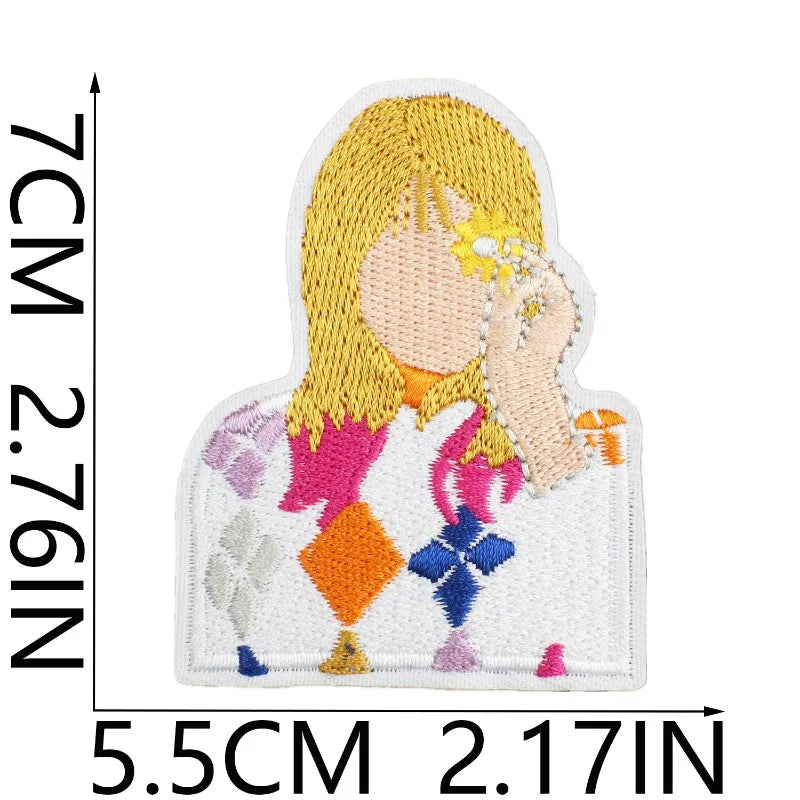 Swiftie Embroidered Iron-On Patches – Aesthetic Album & Era Appliqués for DIY Clothing, Bags, Jackets & Cardigans