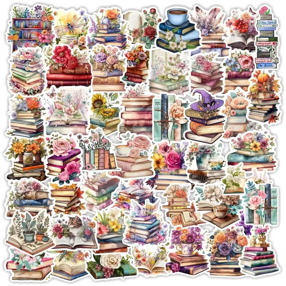 10/50/100pcs Mix Smut Dark Romance Bookish Book Reading Stickers Kindle Aesthetic Girls Decals Ipad Phone Laptop Diary Sticker
