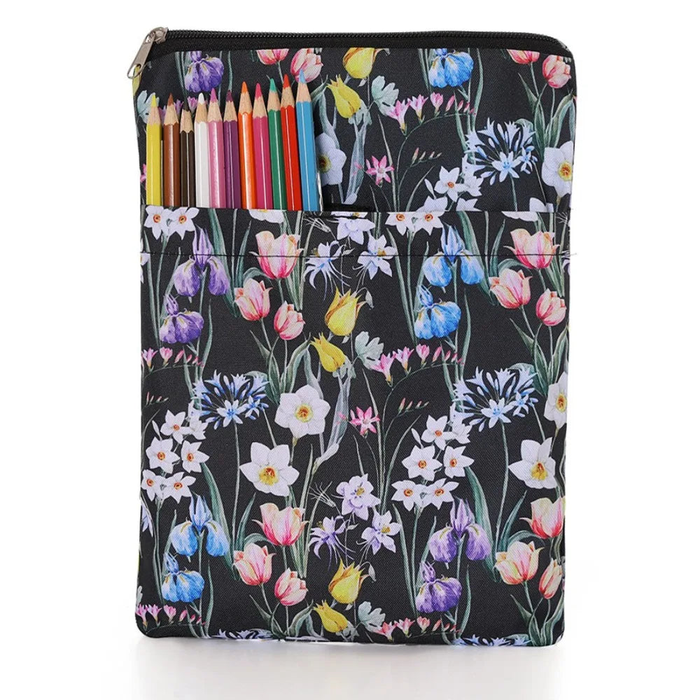 New Portable Bible Cover Zipper Multi-functional Bible Carrying Case Stylish Book Bag Outdoor