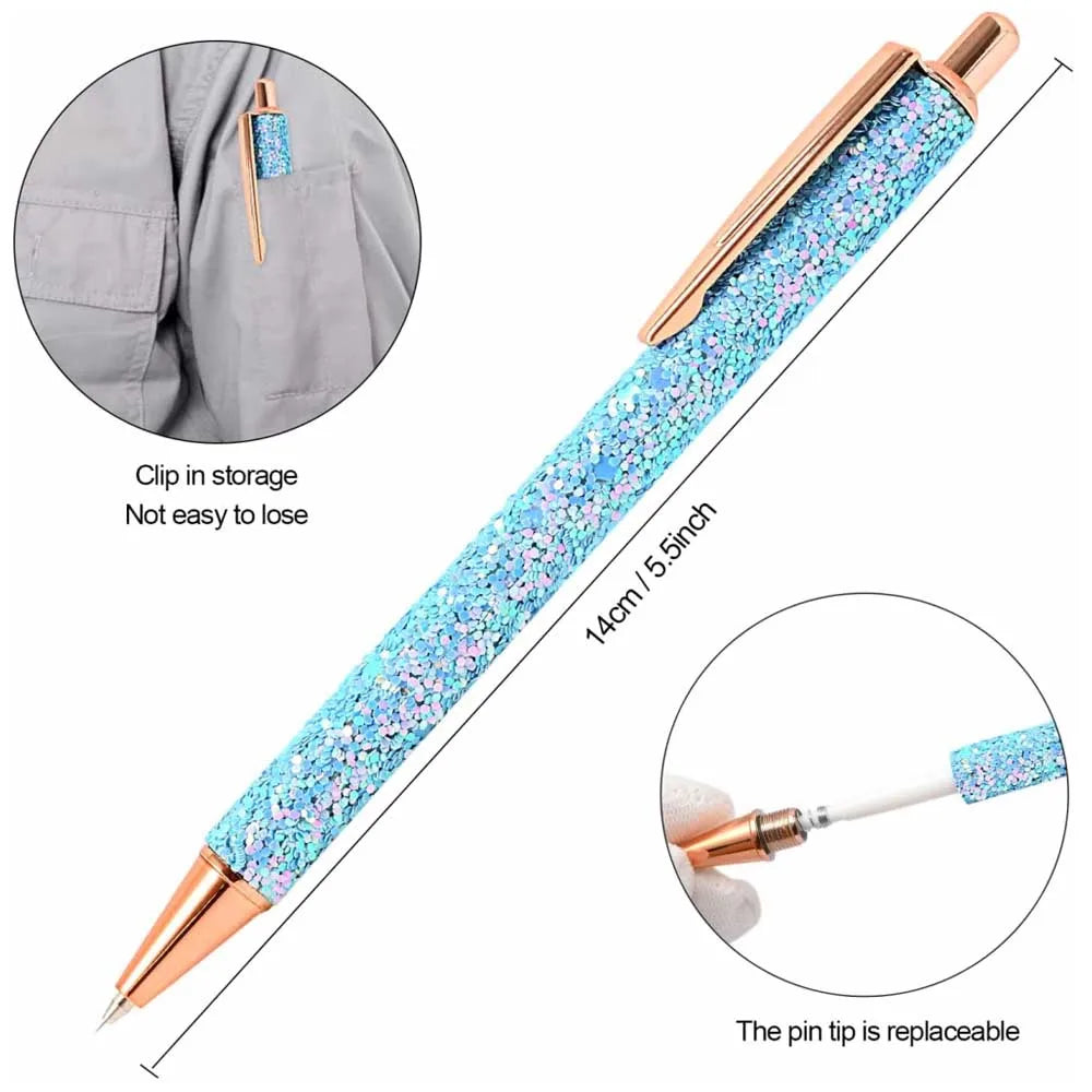 2-12pcs Craft Weeding Pen - Precision Vinyl Tool with Airs Release Needle for Adhesive Vinyl & Car Decal Installation