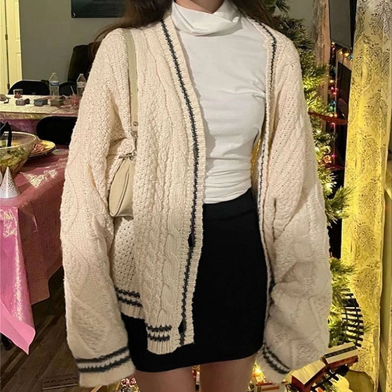 Cream Cabin Cardigan – Folklore/Evermore Inspired Cozy Knit