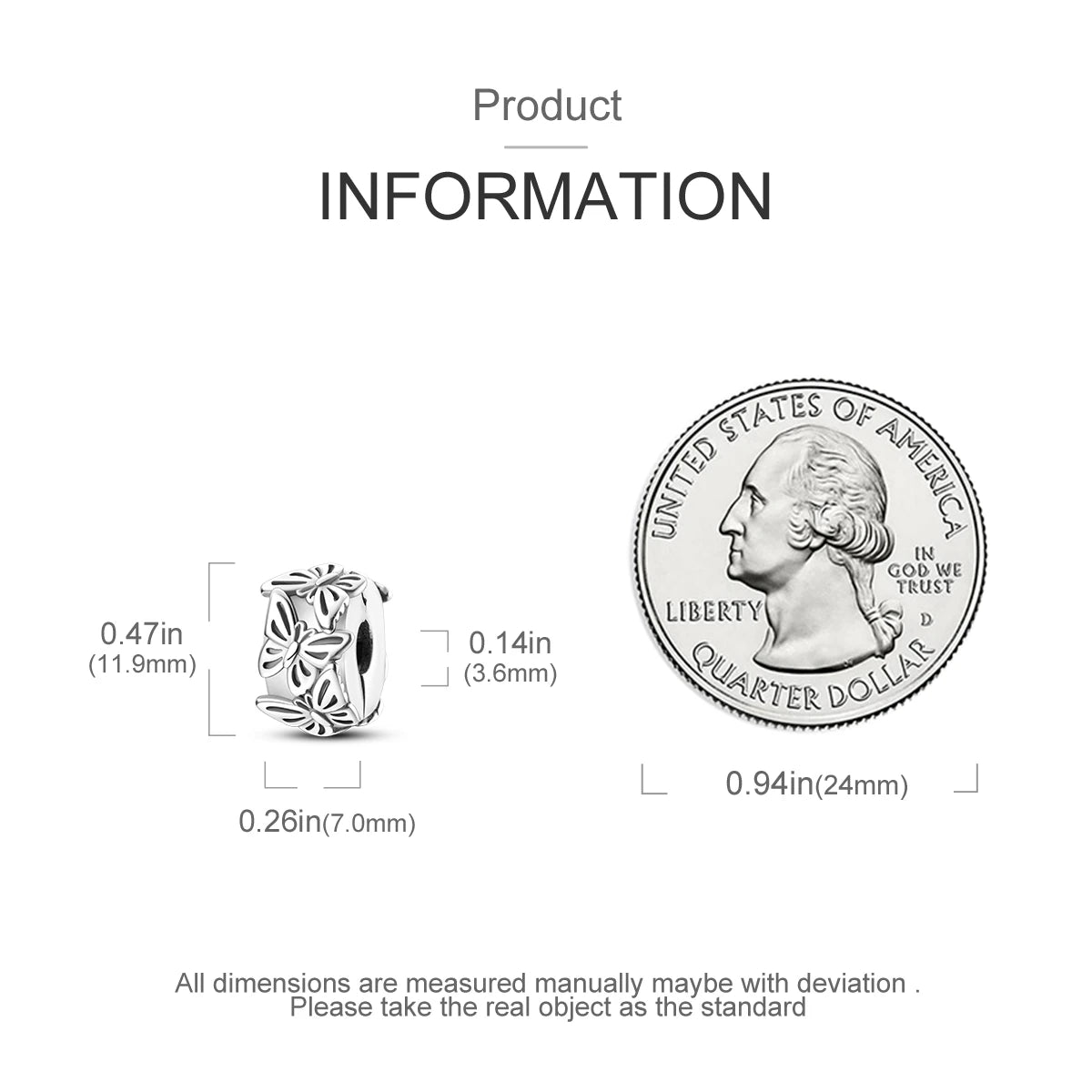 Charms Fit Original Beads 925 Sterling Silver Clip Charms Zircon Silicone Spacer Beads fit Bracelet Women DIY Gift