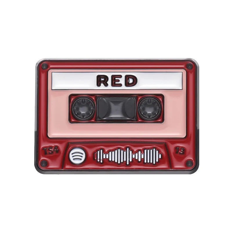 Retro Cassette Enamel Pins — Era-Inspired Collectible Set