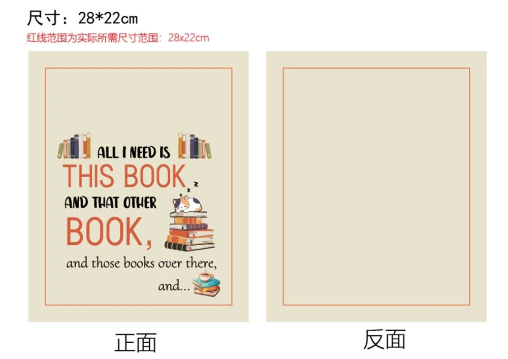 1 pc Sun Moon Star Book Sleeve with Zipper Galaxy Boho Book Protector Pouch for Paperback Black Space Waterproof Fabric