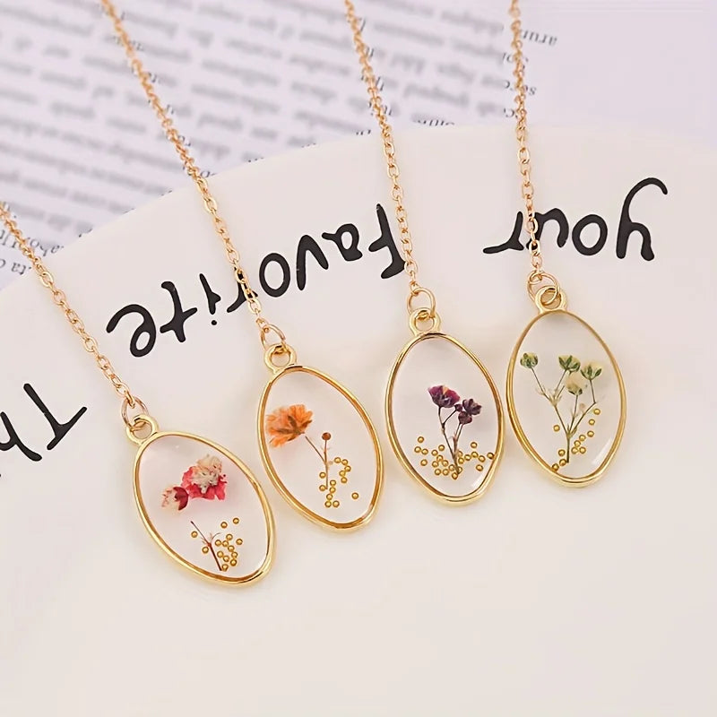 Elegant Literary Bookmark - Eye-Catching Dried Flower & Crystal Alloy Book Clip for Passionate Readers