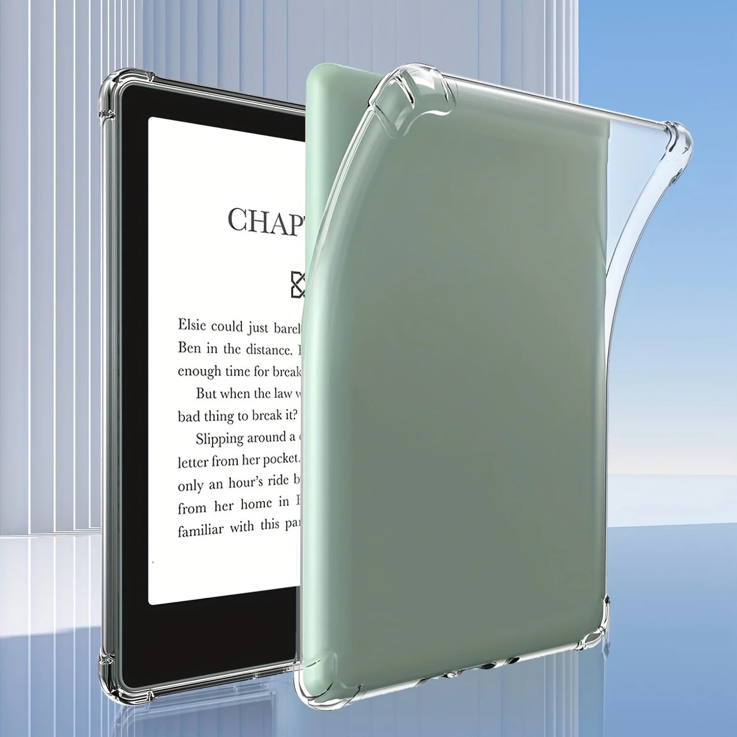 Clear Case for Kindle Paperwhite 6 5 4 3 2 1, for Kindle 11th/10th Generation, TPU Back Cover, Ultra Slim TPU Soft Cover