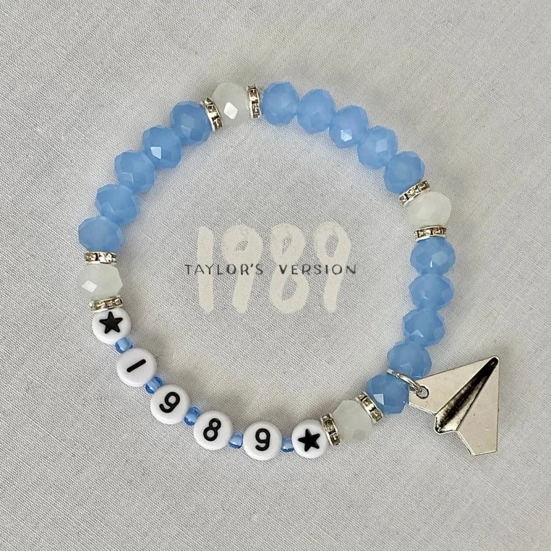 1989 Friendship Bracelet 1989 Out of the Woods Taylor Inspired Paper Airplane Bracelet Taylor Jewelry Taylor Merch Taylor Gift Ideas