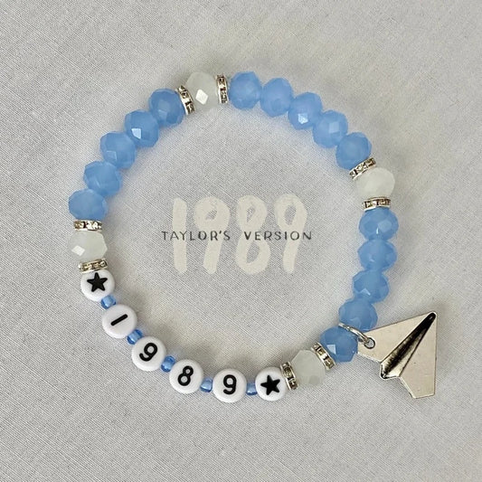 1989 Friendship Bracelet 1989 Out of the Woods Taylor Inspired Paper Airplane Bracelet Taylor Jewelry Taylor Merch Taylor Gift Ideas